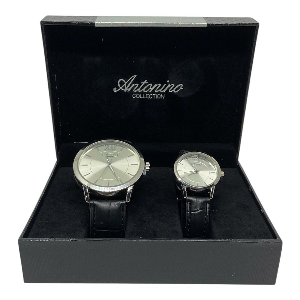 Antonio His & Hers Watches-Stainless Steel Back